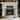 43 Inches 3 Panel Iron Fireplace Screen, Mesh Design, Arched Top, Tree of Life Art, Black