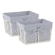 Option Antique French Blue Gingham Check