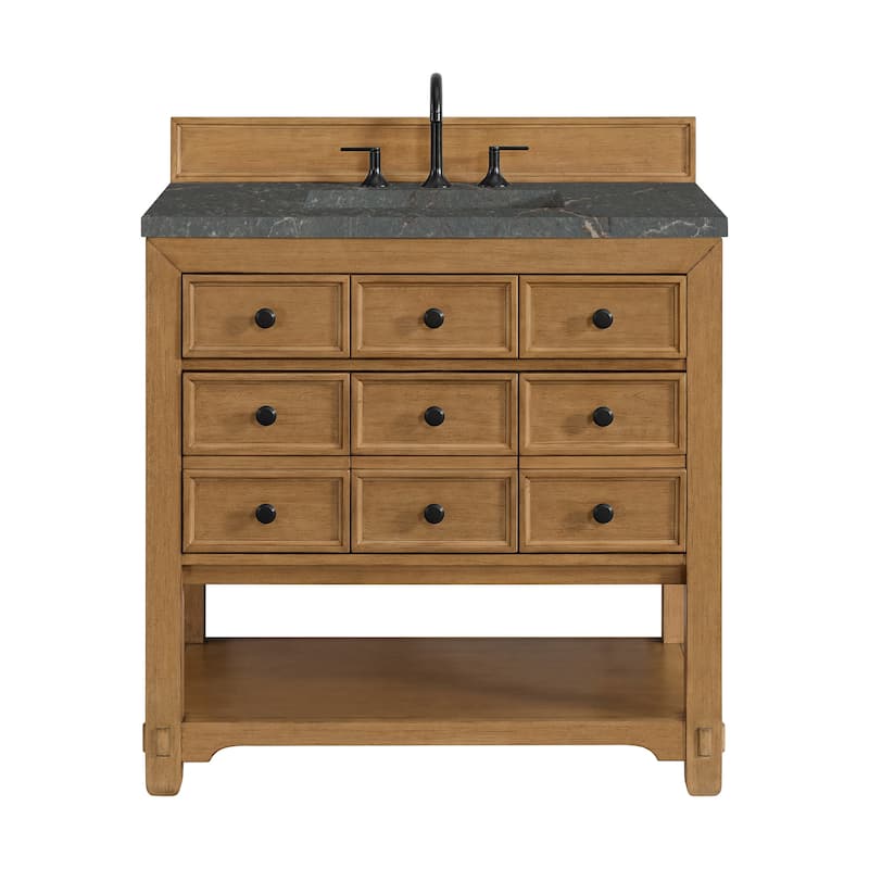 James Martin Vanities 505-V36-3PBL Malibu 36" Free Standing Single - Amber Birch - Wood Finish
