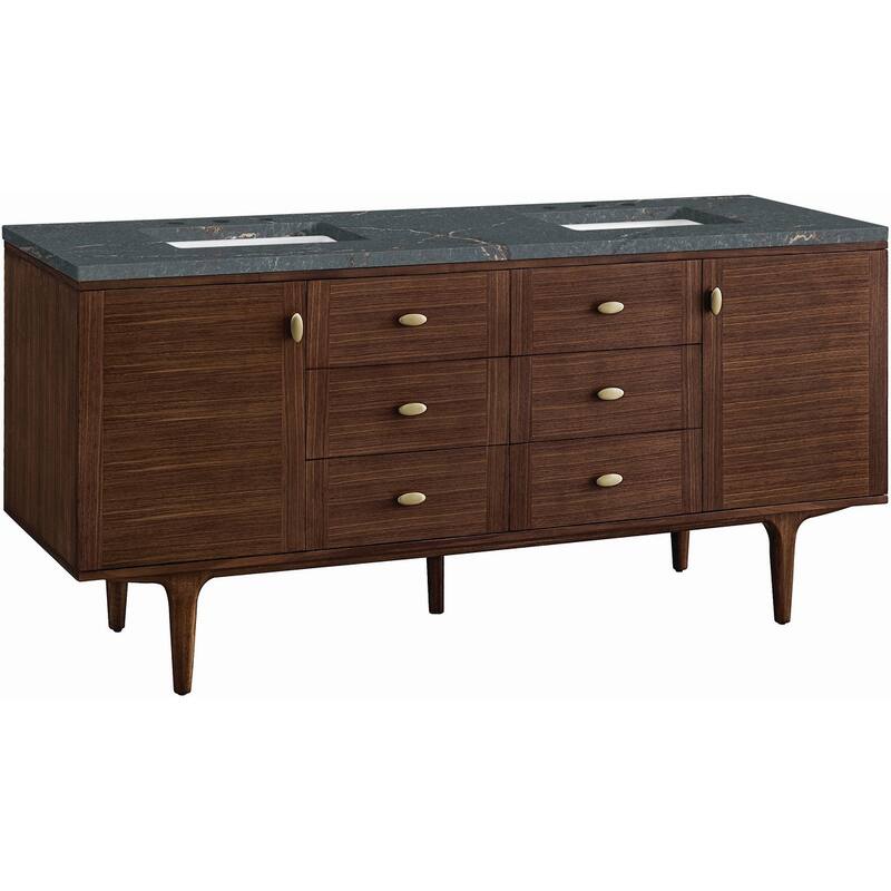 James Martin Vanities 670-V72-FPBL Amberly 72" Wall Mounted or Free