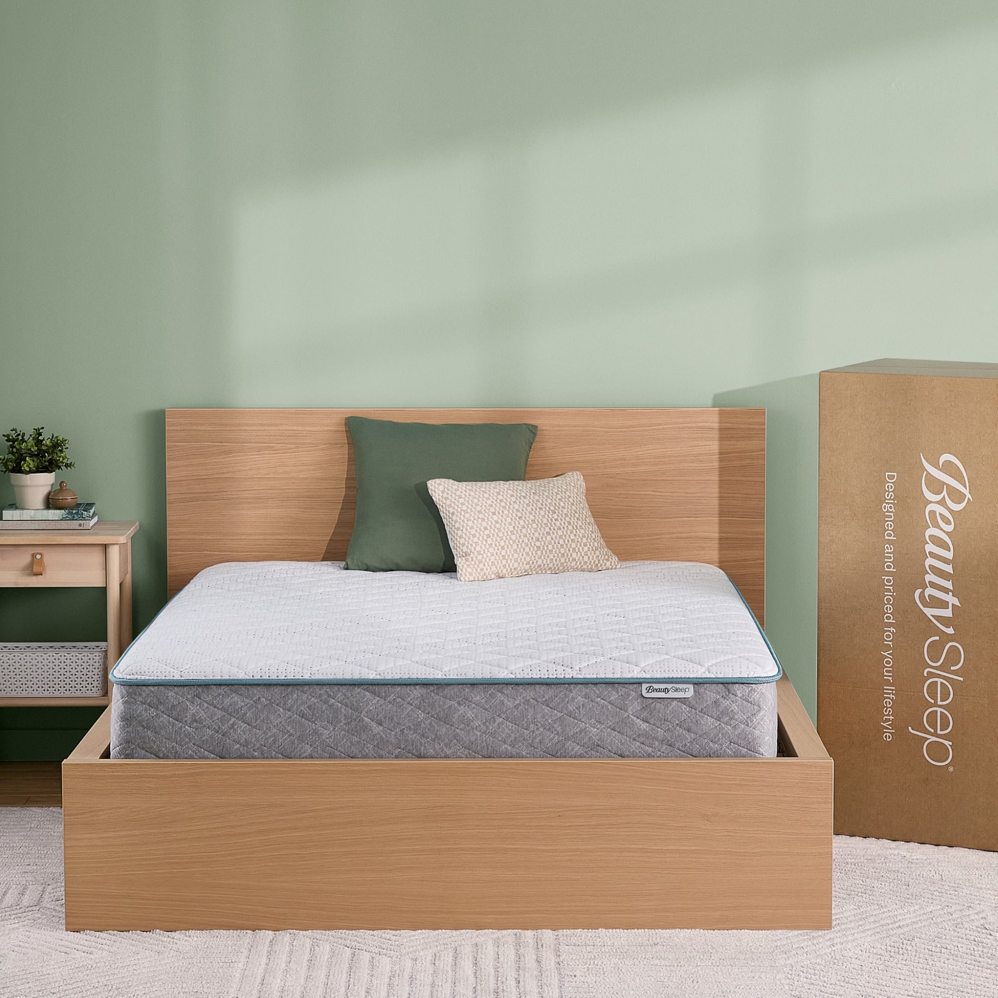 Beauty Sleep by Beautyrest Slumber Time 10" Hybrid Medium Firm Mattress in a Box
