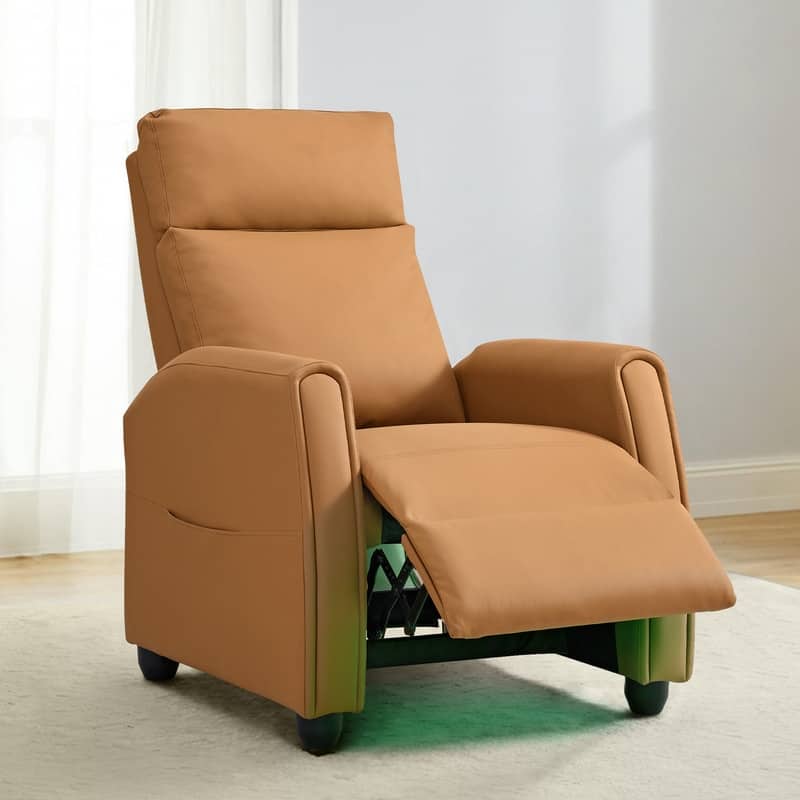 Andrea Recliner Chair with LED Lights, Heating & Massage