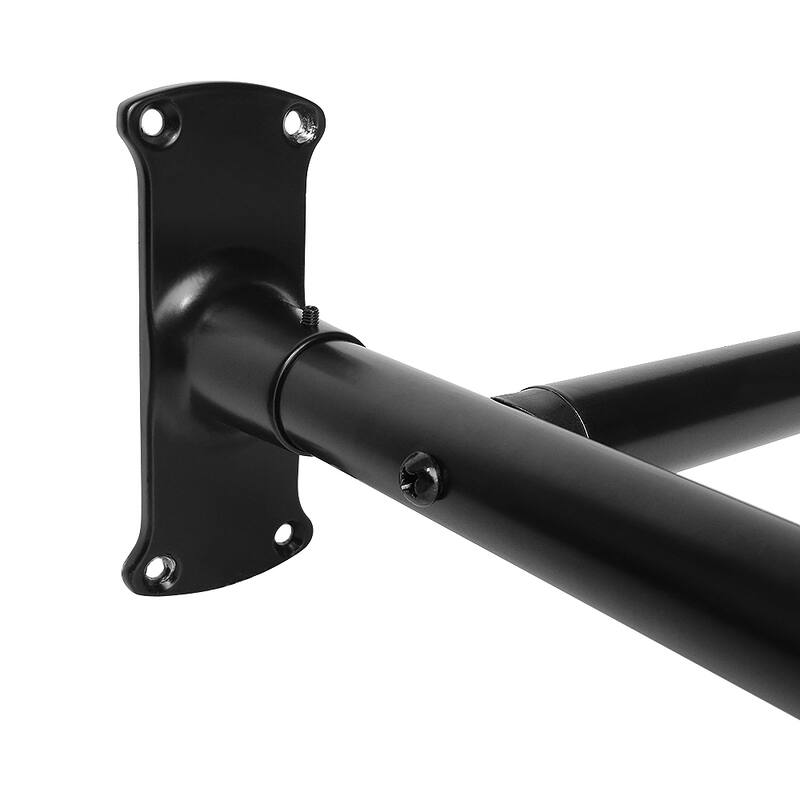 Utopia Alley Rustproof Aluminum D-shape Shower Rod With Ceiling Support for Freestanding Tubs, 60 * 25 in
