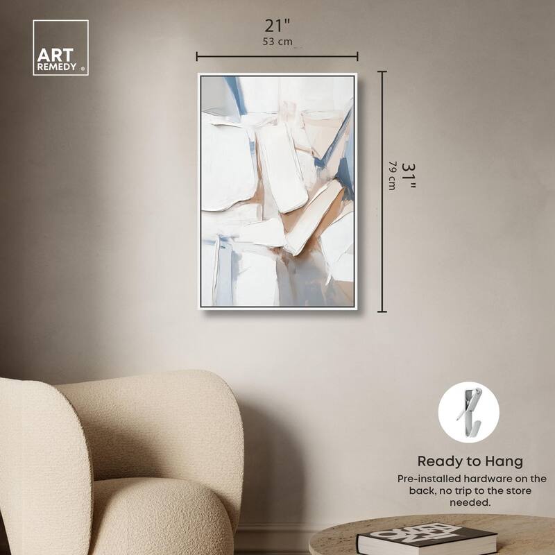 Bone and Beige II Canvas by Art Remedy