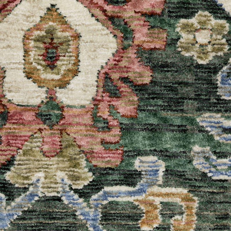 HomeRootsFloral Traditional Runner Area Rug