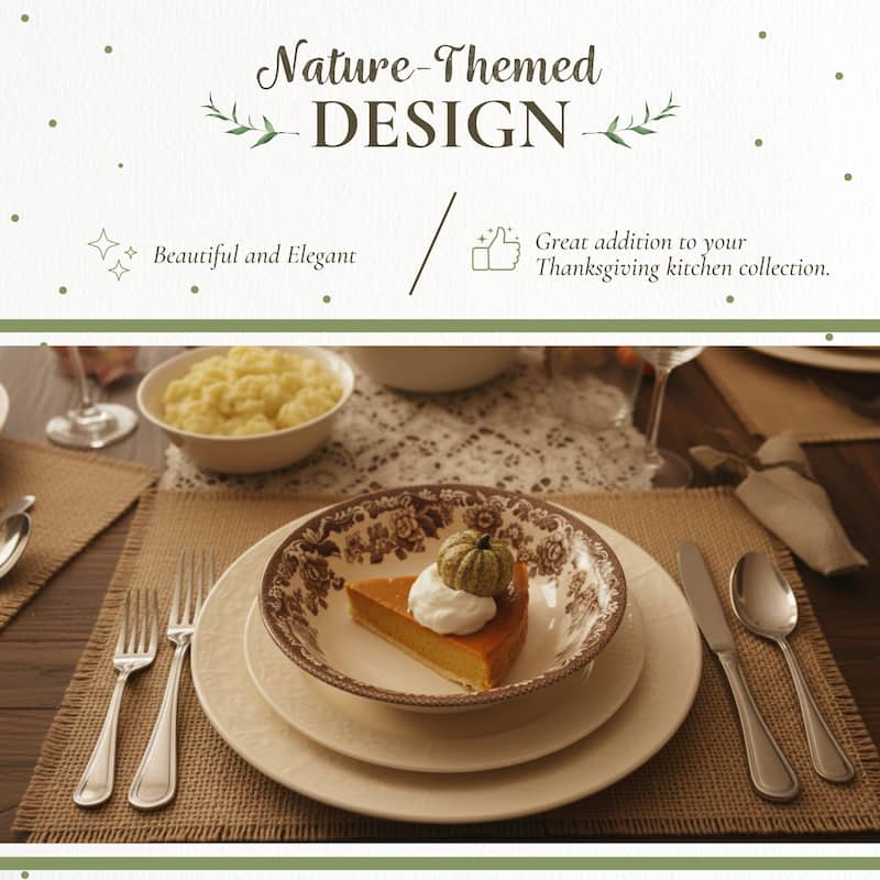 Spode Set of 4 Delamere Ascot Cereal Bowls - 8 in