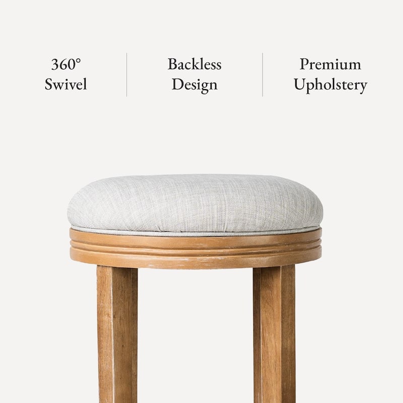 Maven Lane Eva Swivel Kitchen Stool