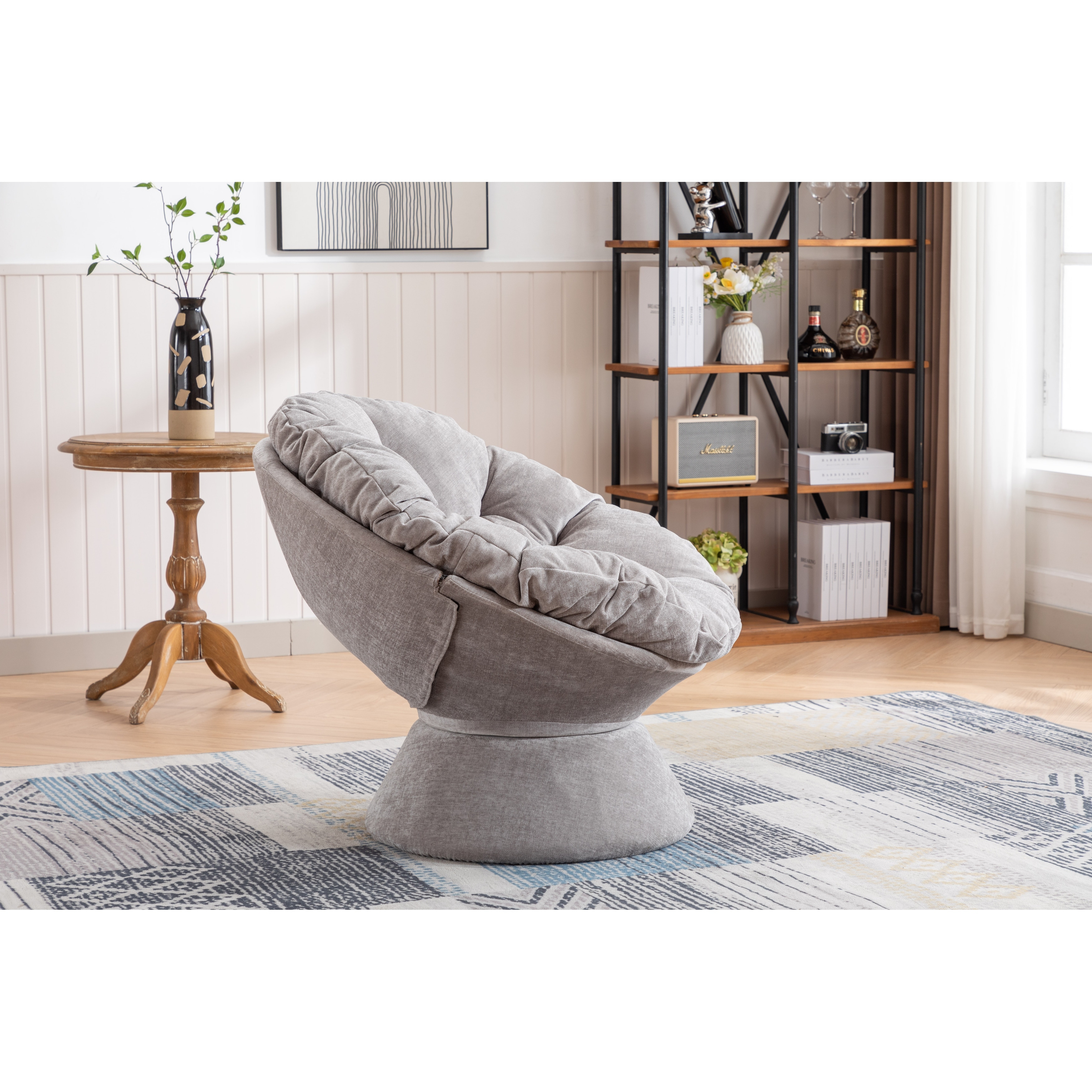 Living Room Large Swivel Round Cuddle Chair Oversized Swivel Chairs For  Living Room Large Cozy Cuddle Chair, image size:3500x3500