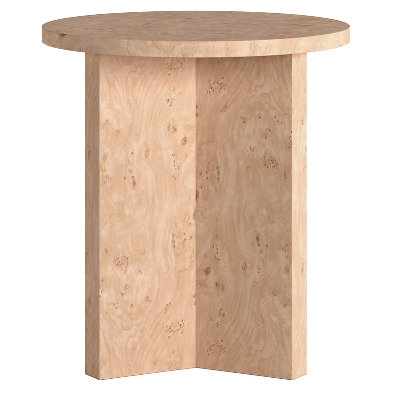 Anders 20" Wide Burled Side Table - 20" Wide