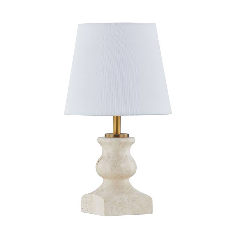 Gretel 13" Mini Lamp with Linen Shade, Beige (Set of 2)