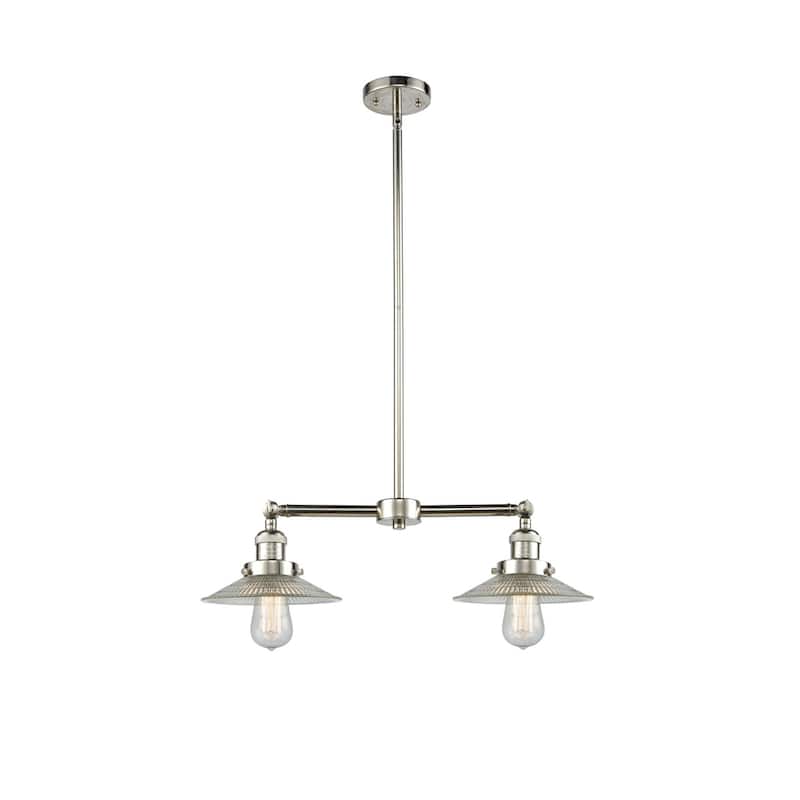Innovations Lighting Halophane 2 Light 21" Wide Linear Chandelier
