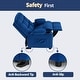 preview thumbnail 50 of 79, MCombo Big Kids Recliner Chair with Cup Holders , Velvet Fabric