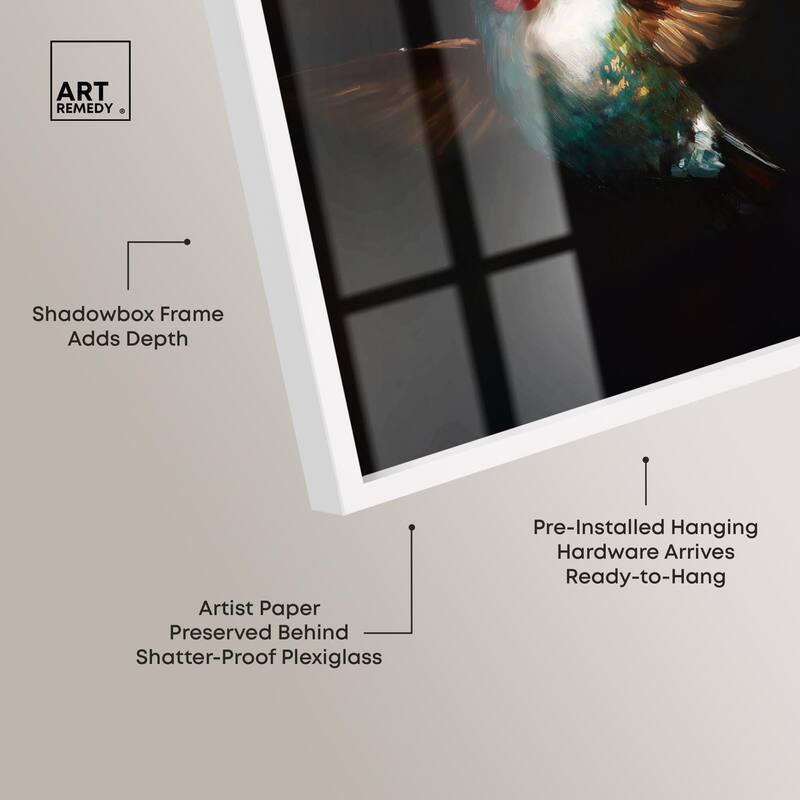 Royal Bird I Shadowbox by Art Remedy