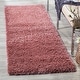 preview thumbnail 55 of 187, SAFAVIEH California Premium Shag Izat 2-inch Thick Area Rug 4' Square - Ivory - Square