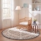 preview thumbnail 39 of 102, SAFAVIEH Handmade Capri Ilianka Wool Rug 5' Round - Ivory/Green - Round