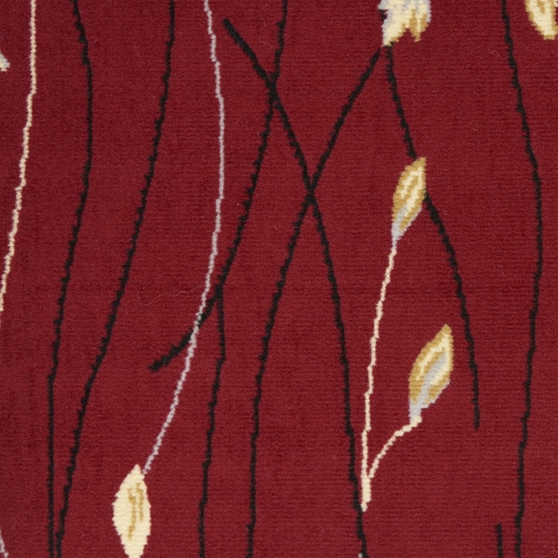 Lugi Power Loomed Floral Durable Area Rug By HomeRoots