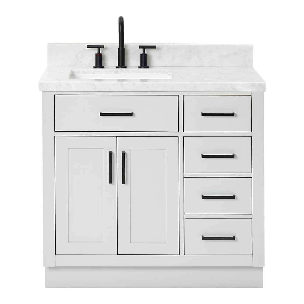 Ariel T037SLCWRVO Hepburn 37" Free Standing Single Basin Vanity Set
