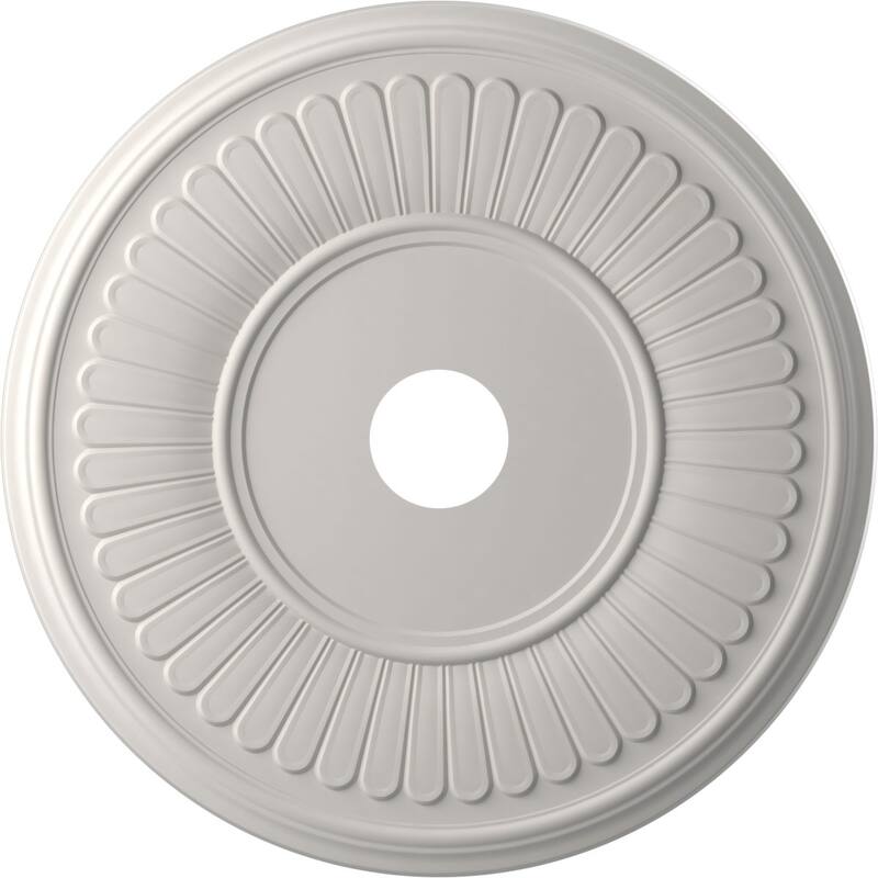3 1/2" Inside Diameter - Berkshire Thermoformed PVC Ceiling Medallion