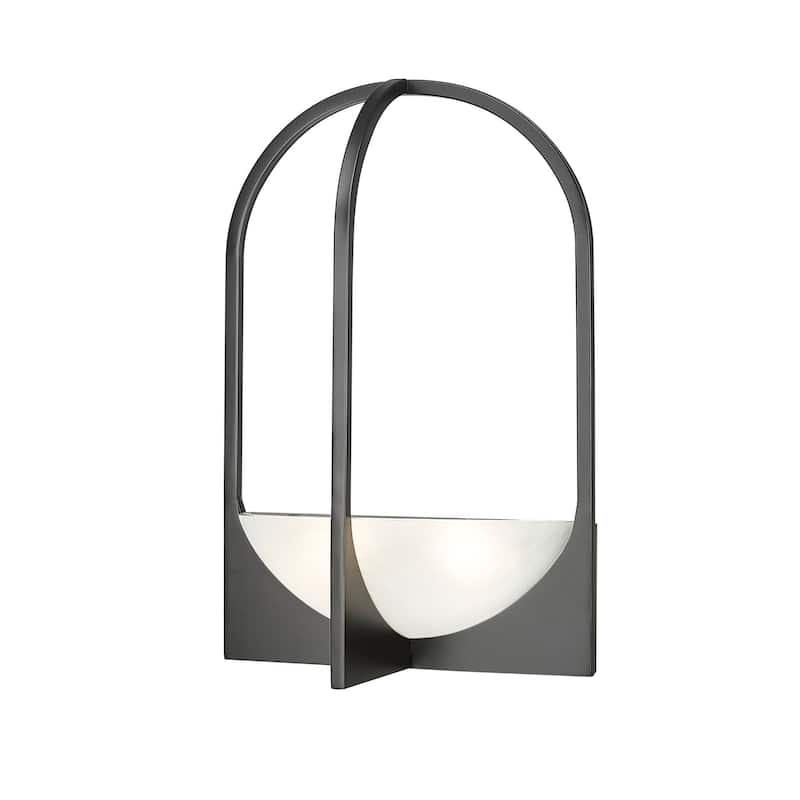 Z-Lite 1947-2S Devon 2 Light 18" Tall Wall Sconce - Matte Black