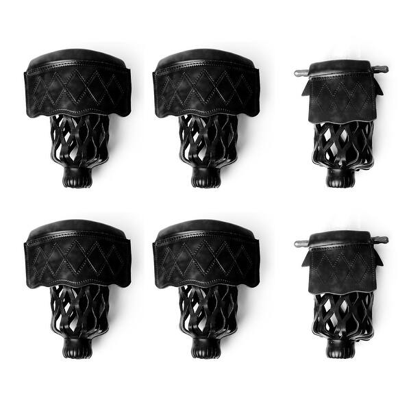 GSE™ Set of 6 HeavyDuty PU Leather Pool Table Pockets. Replacement