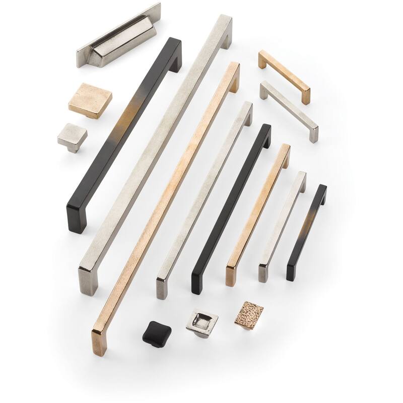 Schaub and Company Vinci 12" Center to Center Rustic Contemporary Cast