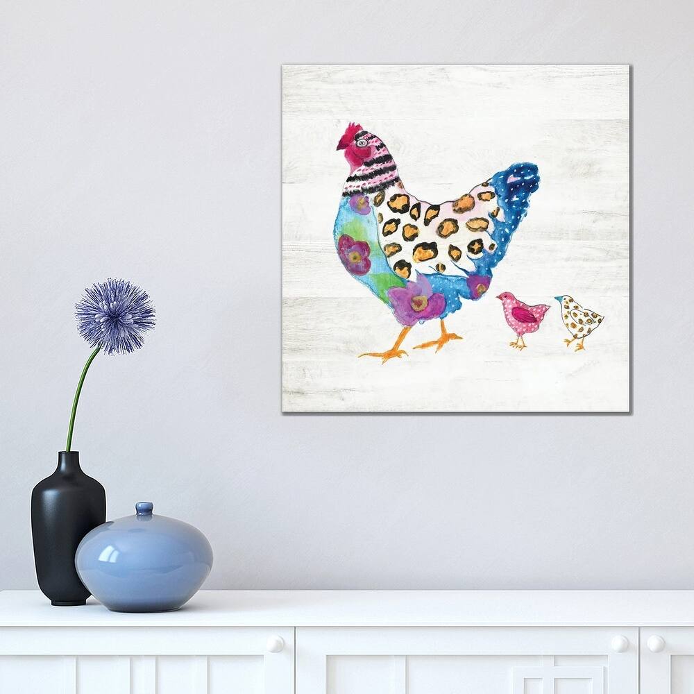 iCanvas "Funky Chicken" by Tava Studios Canvas Print