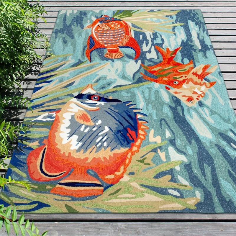 Liora Manne Ravella Tropical Fish Indoor/Outdoor Rug