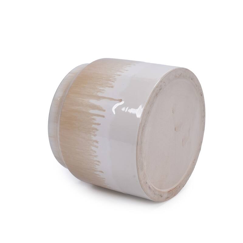 Elegant Ombre Glaze Non-Porous Ceramic Planters Pot for Aquatic Plants