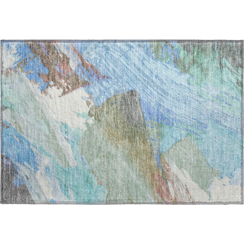 Premium Washable Super Soft Contemporary Brush Mayfield Rug
