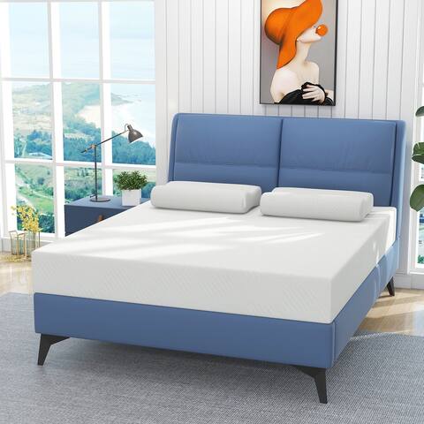 Mattress in a Box, 6 inch Cooling Gel Green Tea Memory Foam Mattresses, Medium Firm Bed Mattress