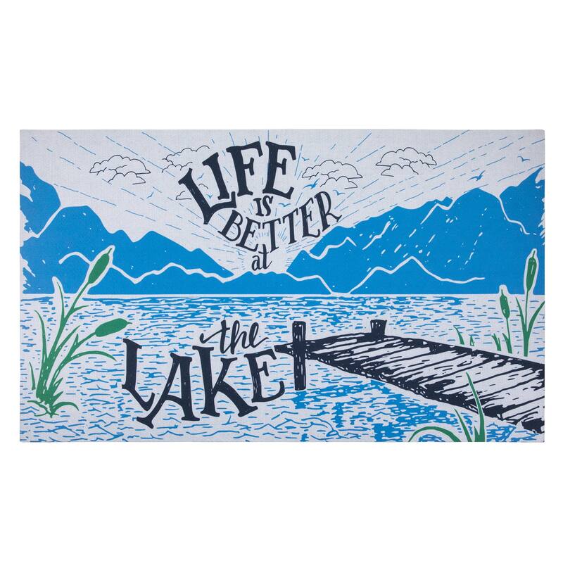 Life is Better at the Lake Doormat 18" x 30" - 30