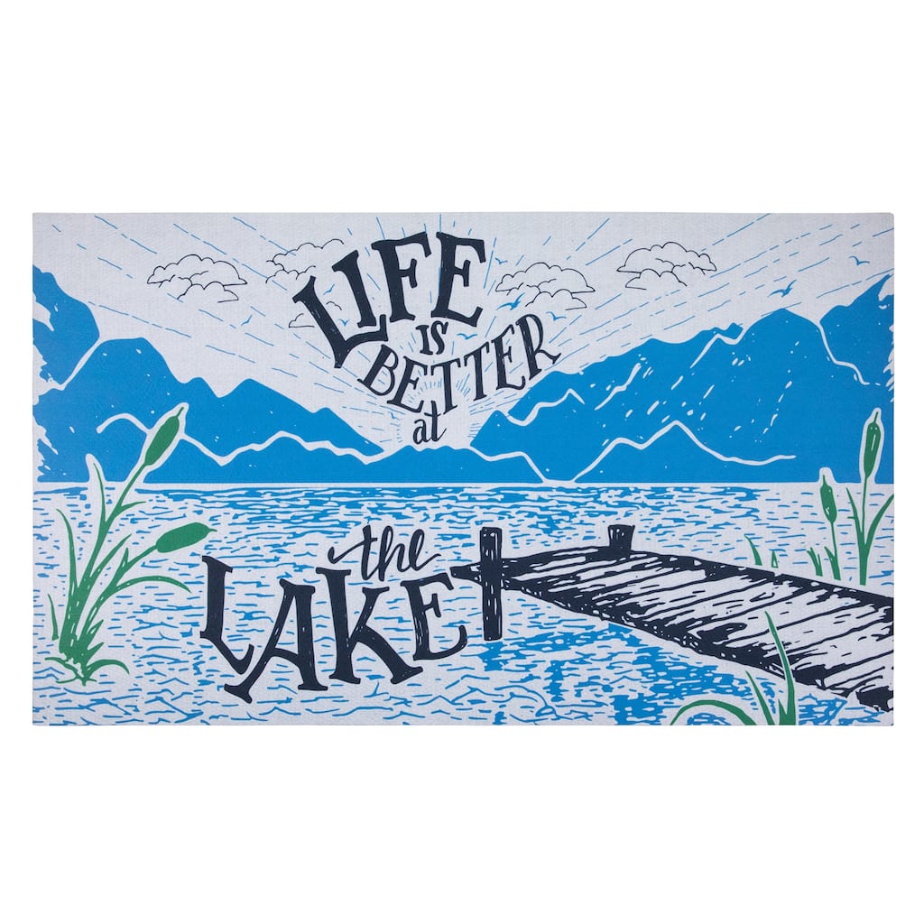 Life is Better at the Lake Doormat 18" x 30" - 30