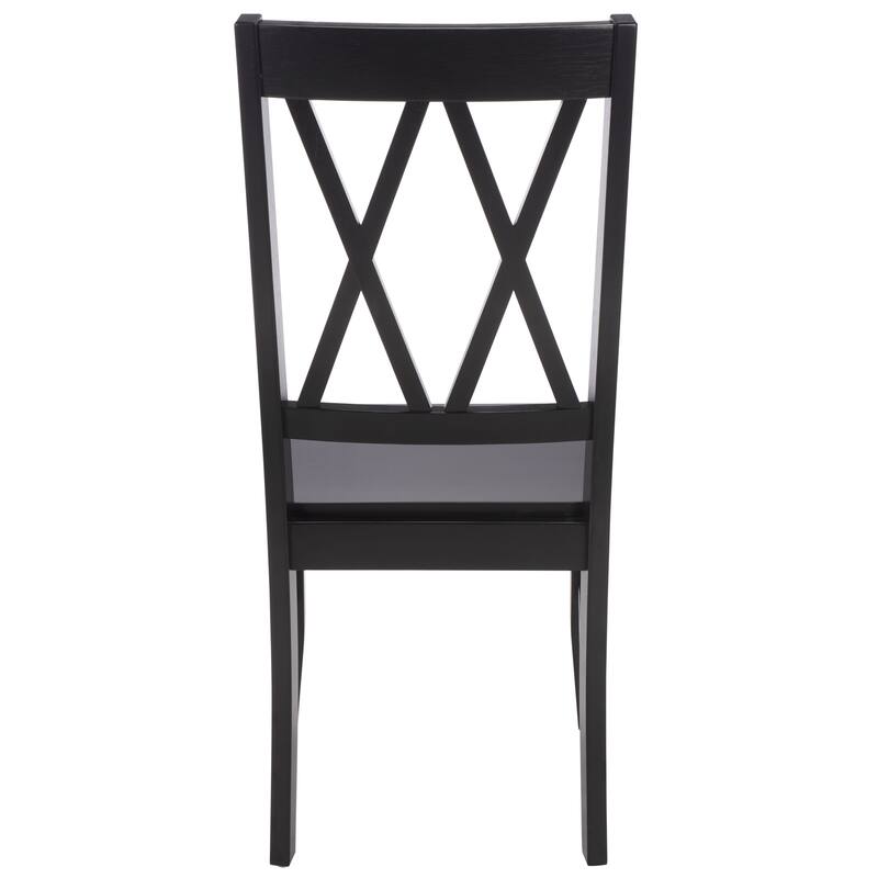 SAFAVIEH HOME Yana Double X-Back Side Chair - 18"W x 22"D x 39"H