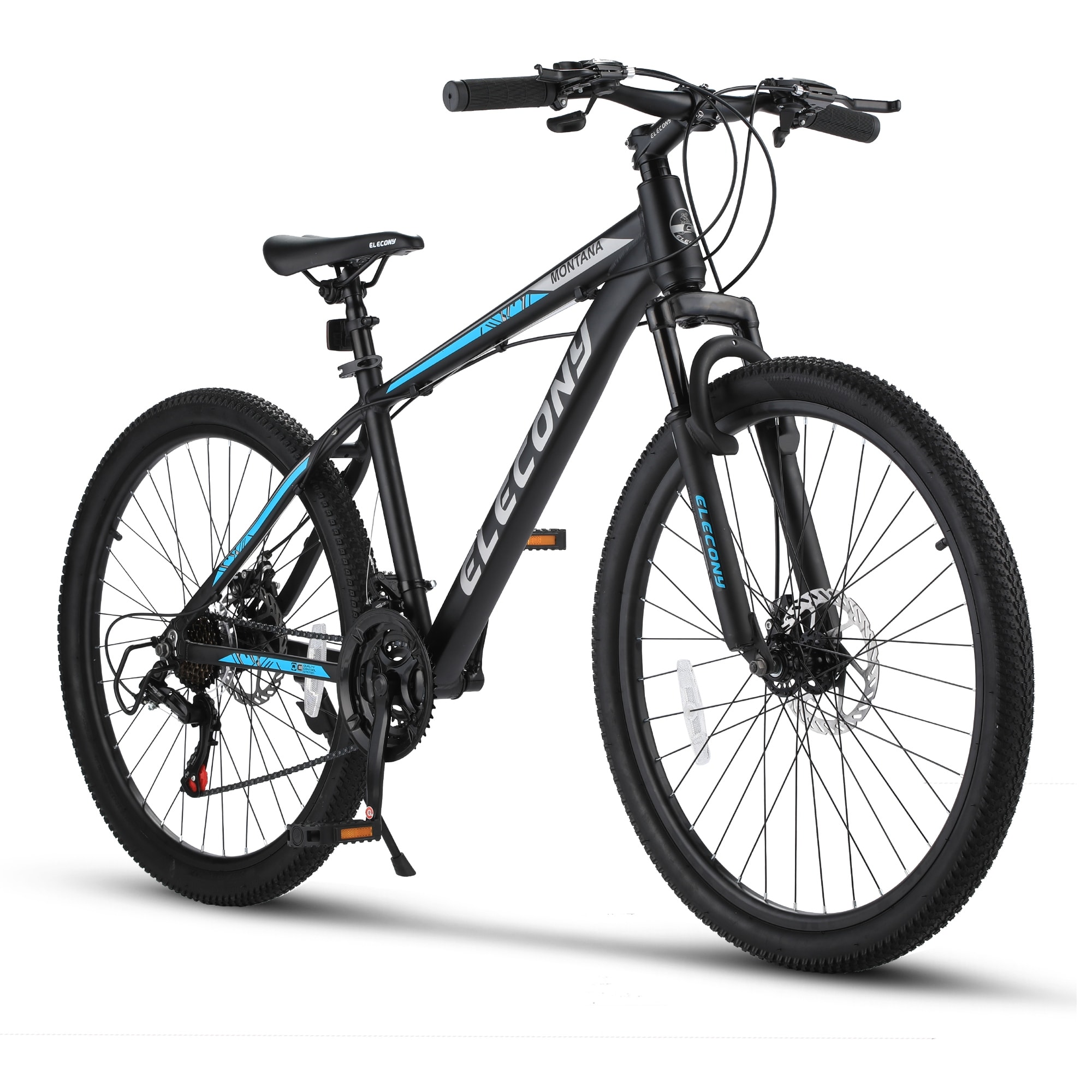 Elecony 26 Inch Mountain Bike Bicycle for Adults A...