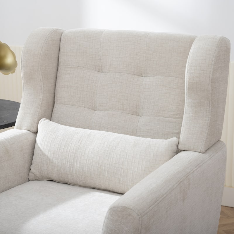 Modern Accent Chair Upholstered Foam Filled Living Room Chairs Comfy Reading Chair