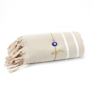 East'N Blue Livia Turkish Peshtemal Beach Towel, Prewashed for Soft ...
