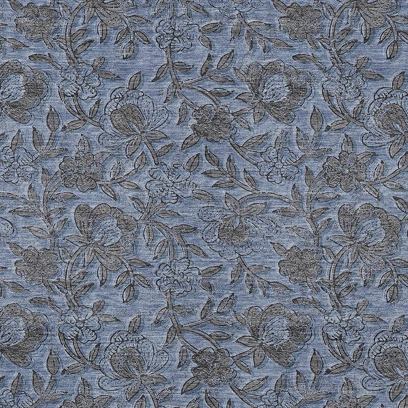 HomeRoots Floral Transitional Rectangle Outdoor Rug