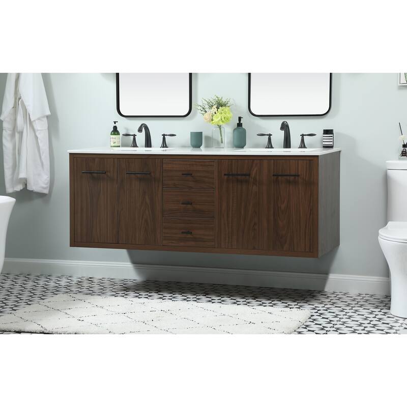 Fern 60 Inch Double Bathroom Vanity