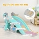 preview thumbnail 7 of 17, 4-in-1 Rocking Horse and Slide Set for Kids - 41.5”x28” x 22.5” (L x W x H)
