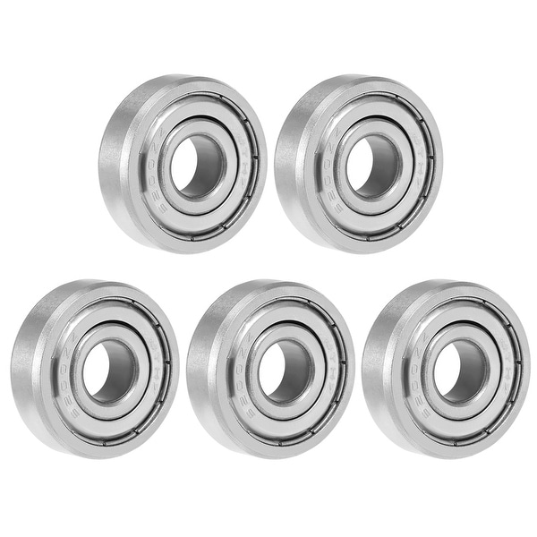 6200ZZ Deep Groove Ball Bearing 10x30x9mm Double Shielded Carbon Bearings 5Pcs - 5 Pack - 6200ZZ (10*30*9)