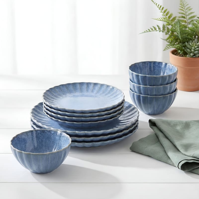 Frill Reactive 12 Pc Dinnerware Set