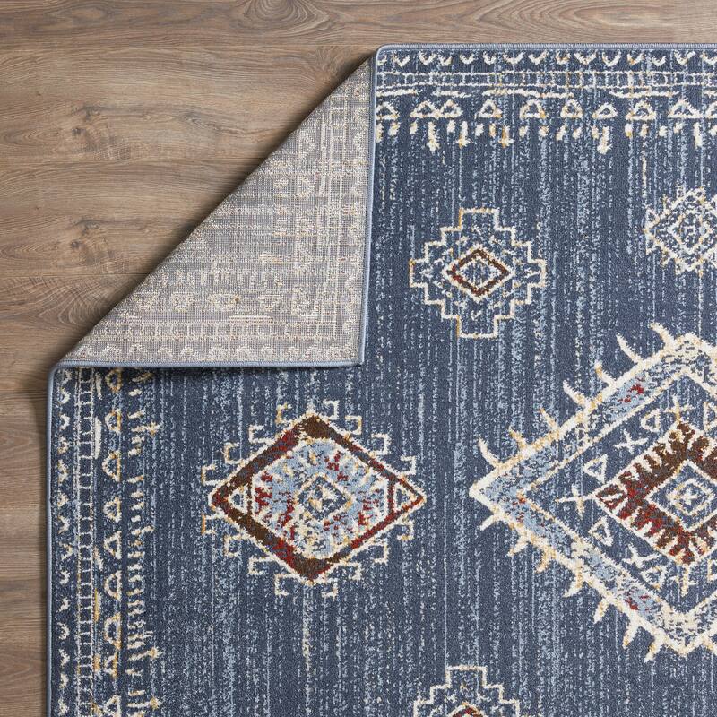 Loomaknoti Alsbrooke Temarnie Blue Area Rug