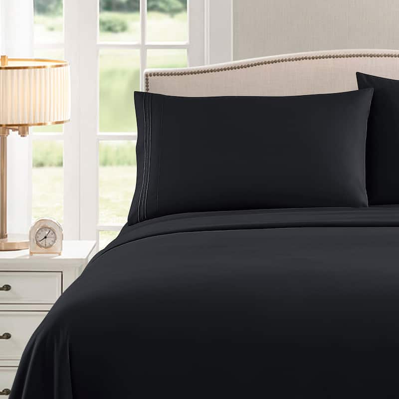 Brushed Microfiber RV Queen 4-Piece Bed Sheet Set