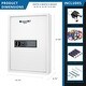 preview thumbnail 8 of 9, 100-Key Cabinet Digital Keypad Wall Safe White