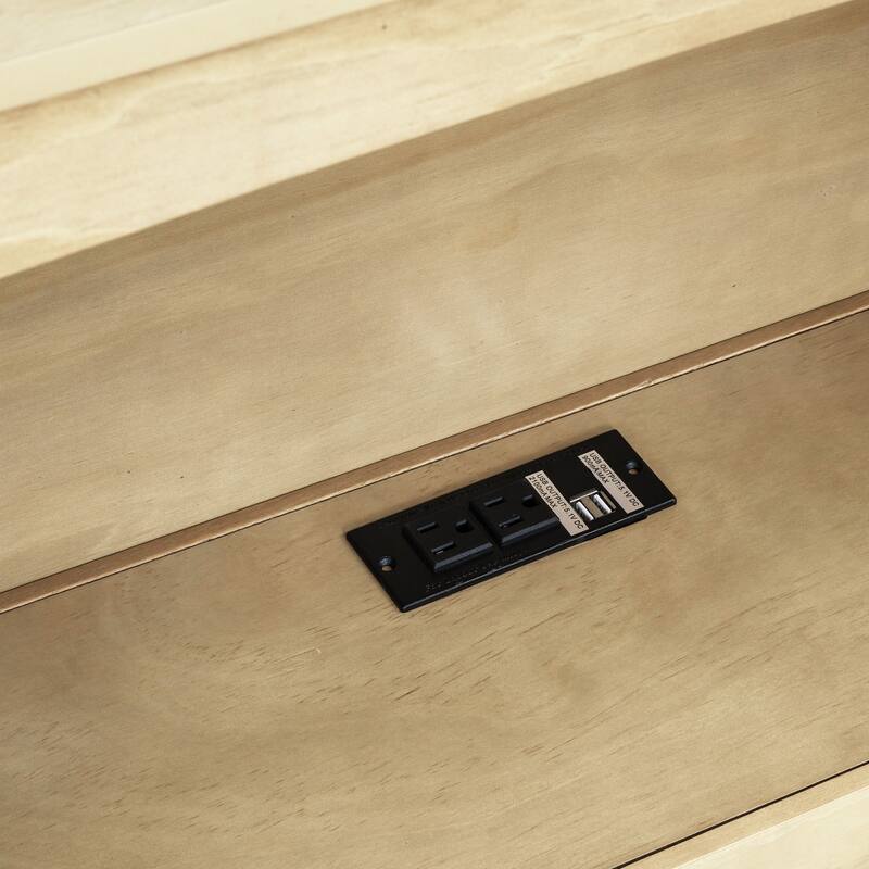 Twin Size Daybed with Storage Drawers, Side Cabinets and USB Ports, Wood Daybed Frame with Charging Station