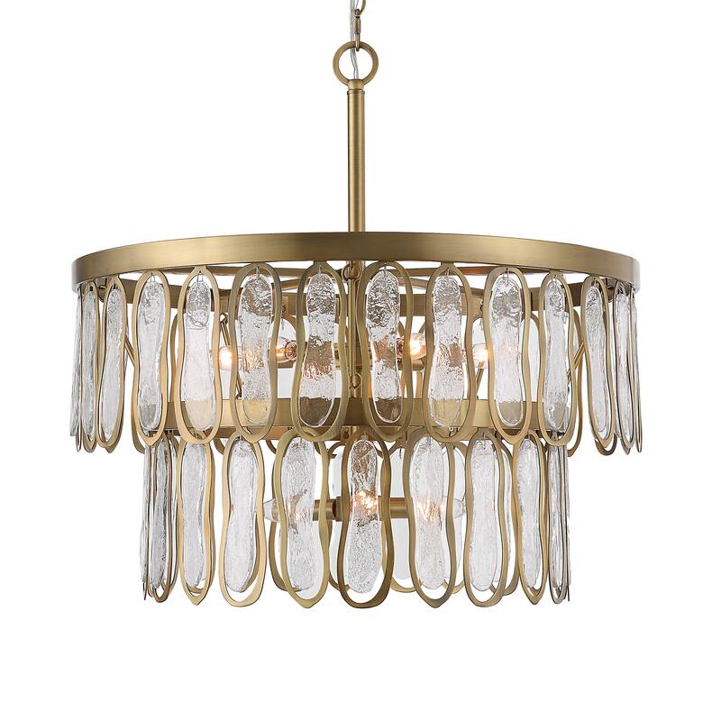 Uttermost Aurelie 9 Light Round Pendant - 28H x 28 Dia in.