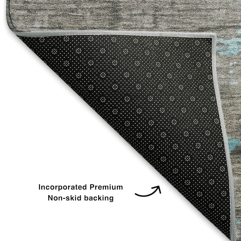 Premium Washable Super Soft Abstract Modern Mayfield Rug