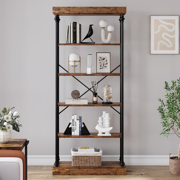 Open bookshelf wood cheap