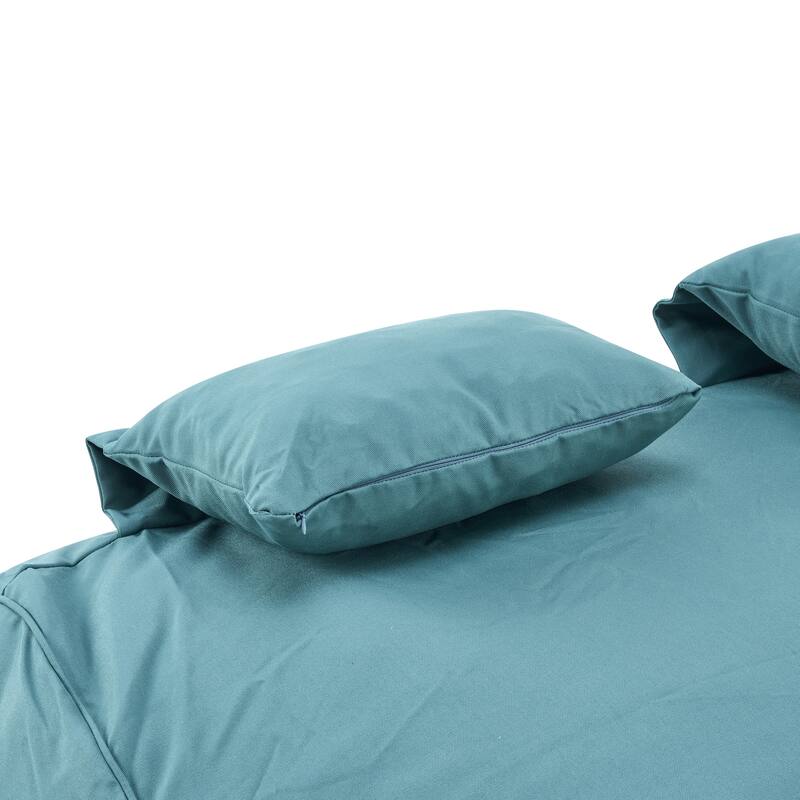 Christopher Knight Home - Lemoore Casual Outdoor Upholstered Bean Bag Daybed