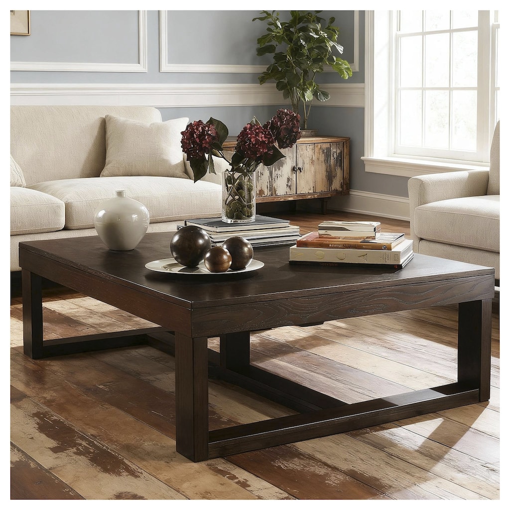 Watson Dark Brown Rectangular Cocktail Table